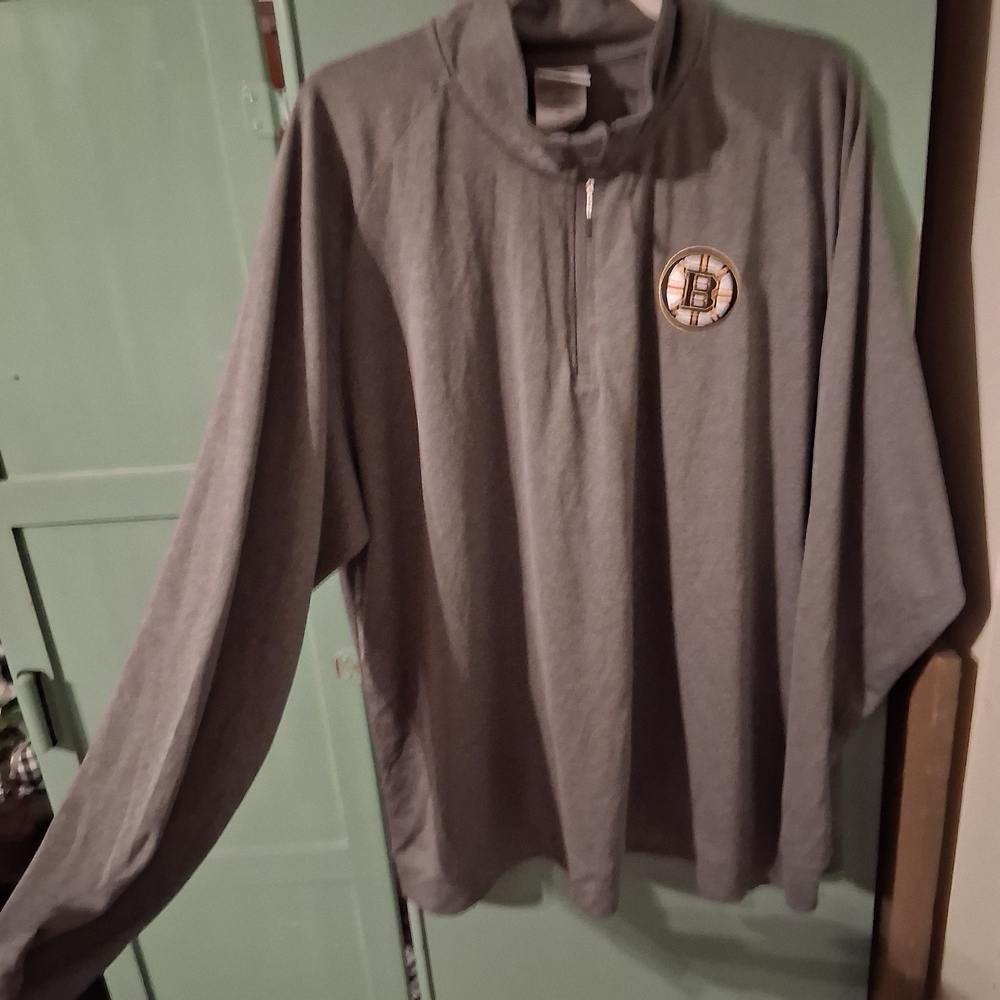 NHL Dark Gray Quarter-Zip Pullover